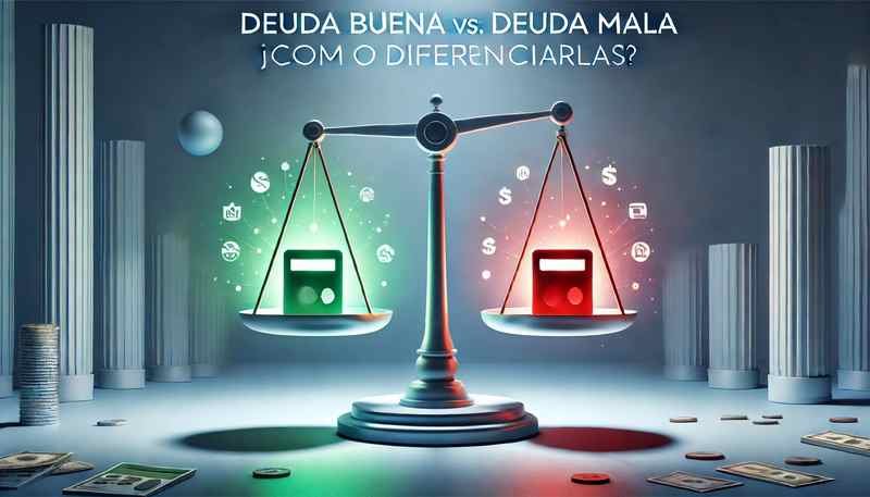 Imagen para el artículo Deuda Buena vs. Deuda Mala: ¿Cómo Diferenciarlas?